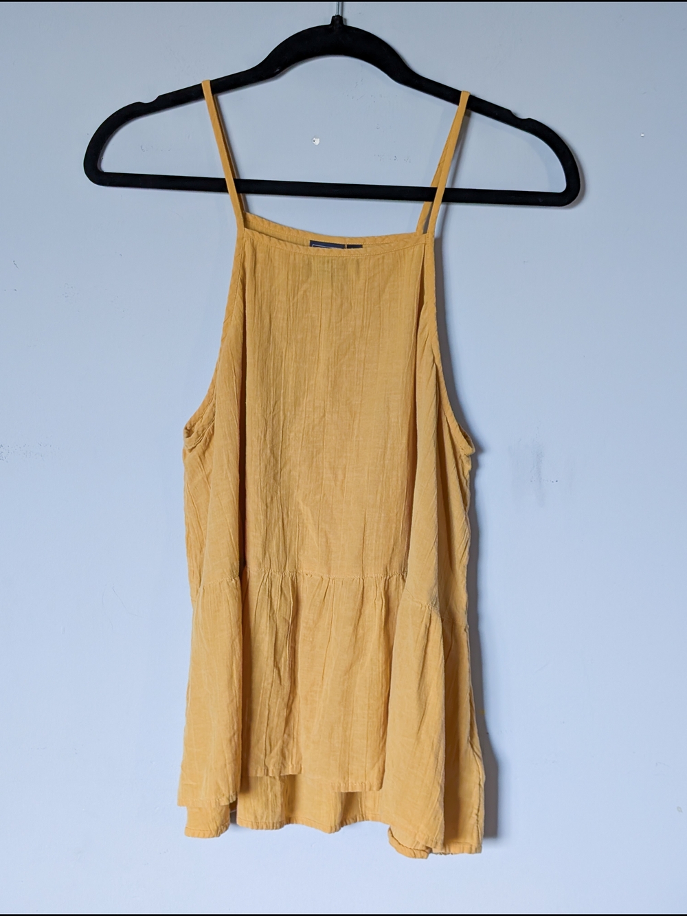 GAP Mustard Yellow Strappy Tank Top